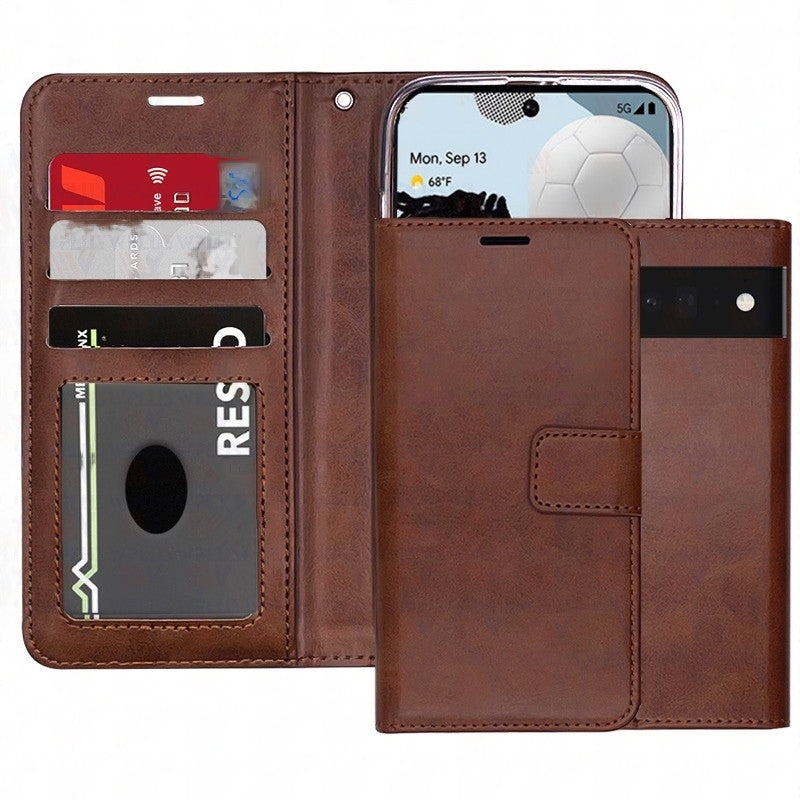 Étui portefeuille en cuir pour Google Pixel 9 Pro XL Étui portefeuille en cuir pour Google Pixel 9 Pro XL